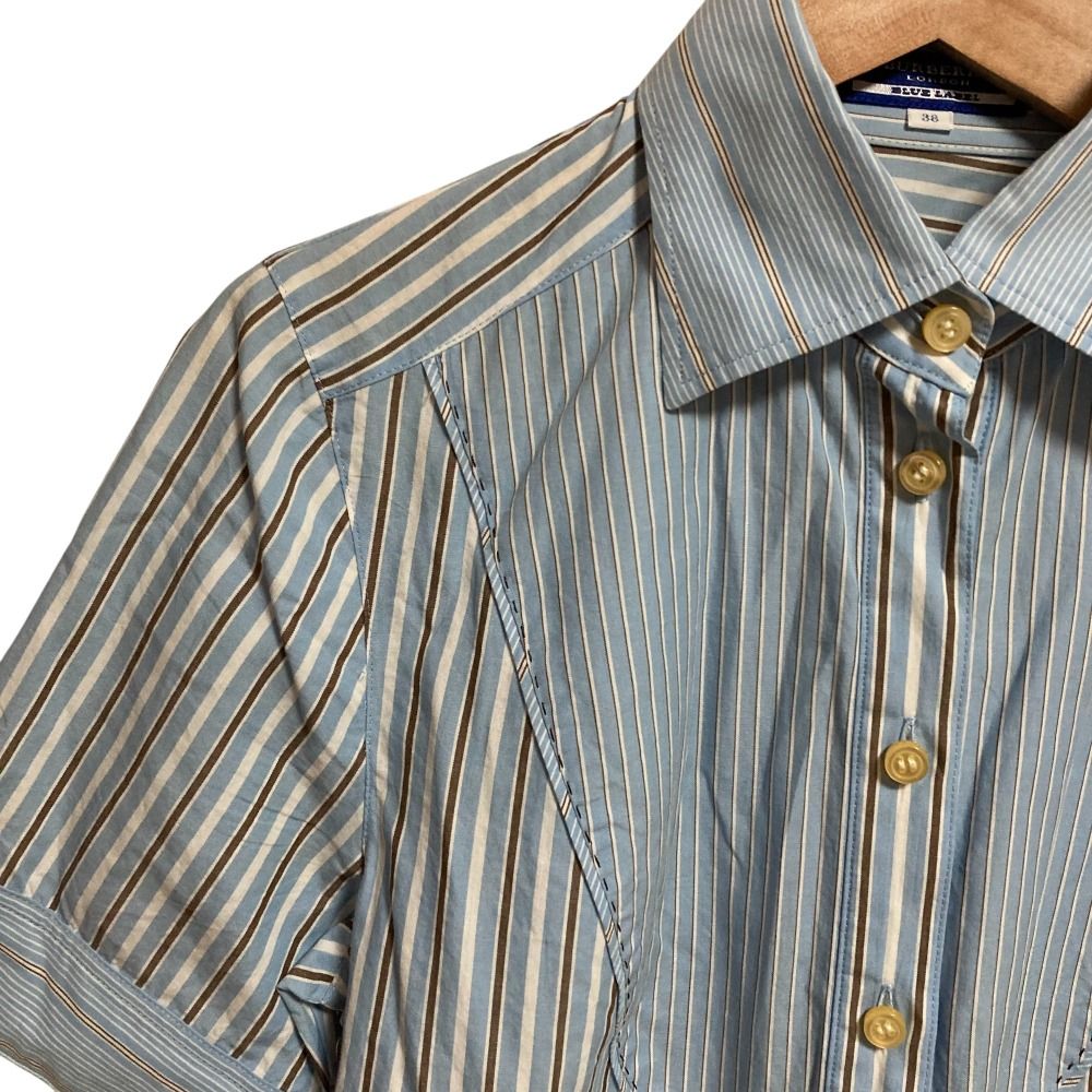 良品 BURBERRY BLUE LABEL バーバリーブルーレーベル ストライプ
