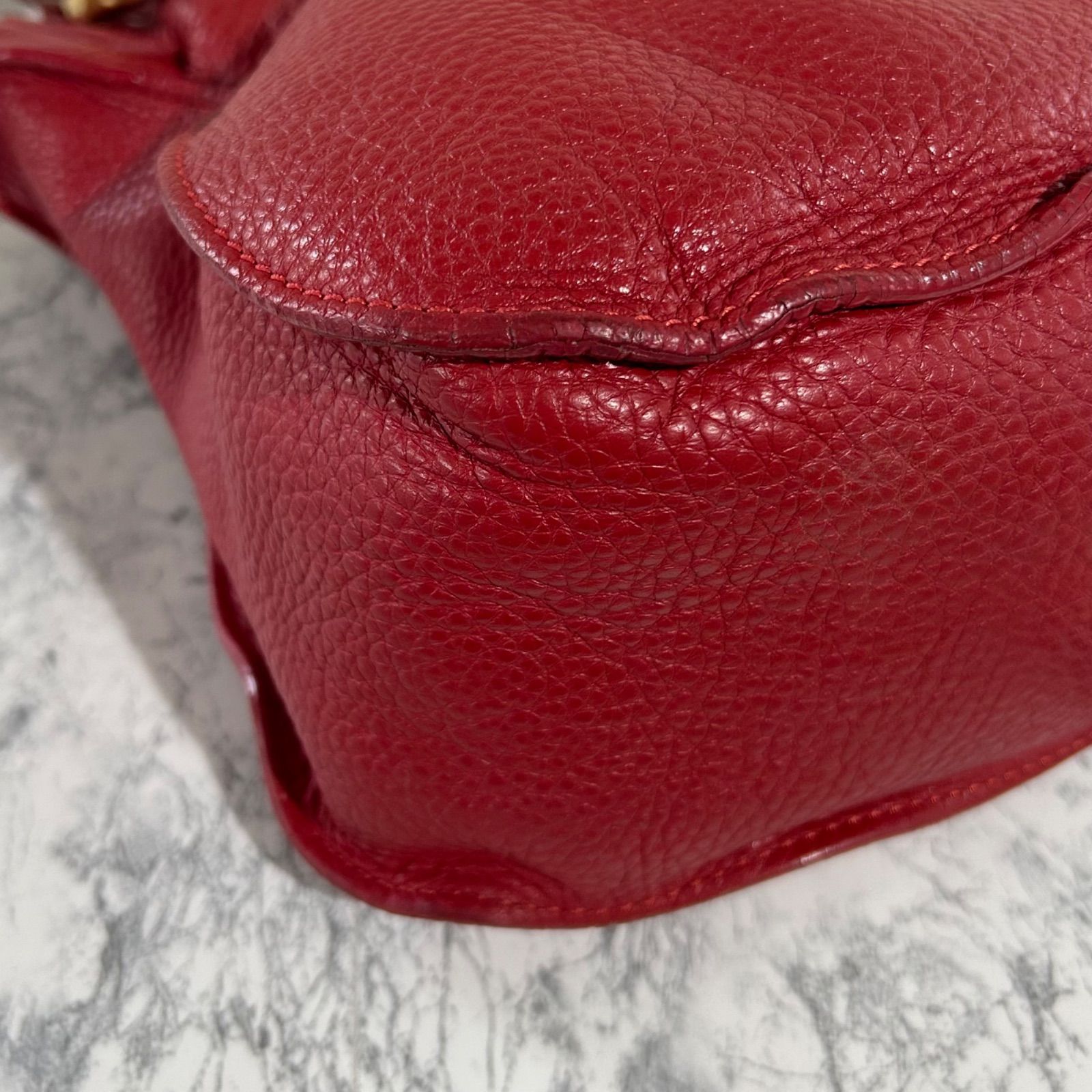 Chloe クロエ マーシー レッド 赤 ショルダーバッグ ハンドバッグ