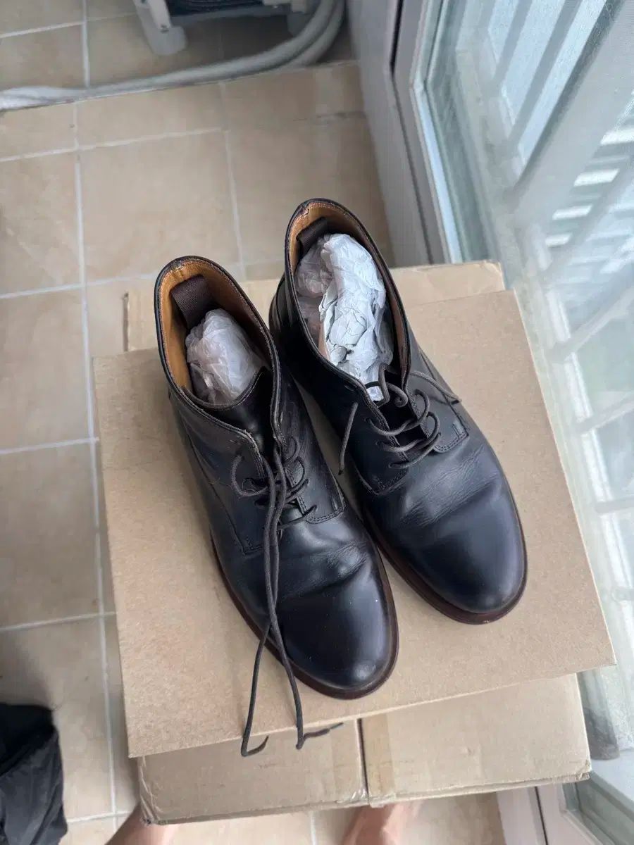 A.P.C. アーペーセー apc ブラウン ブーツ 40 250 ー 255