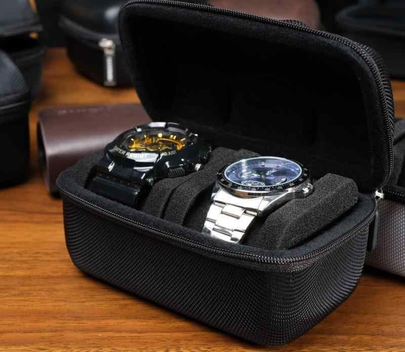 ピカード時計ケース×２ Amazon.co.jp: 2本収納腕時計ケース、腕時計収納バッグ、旅行用