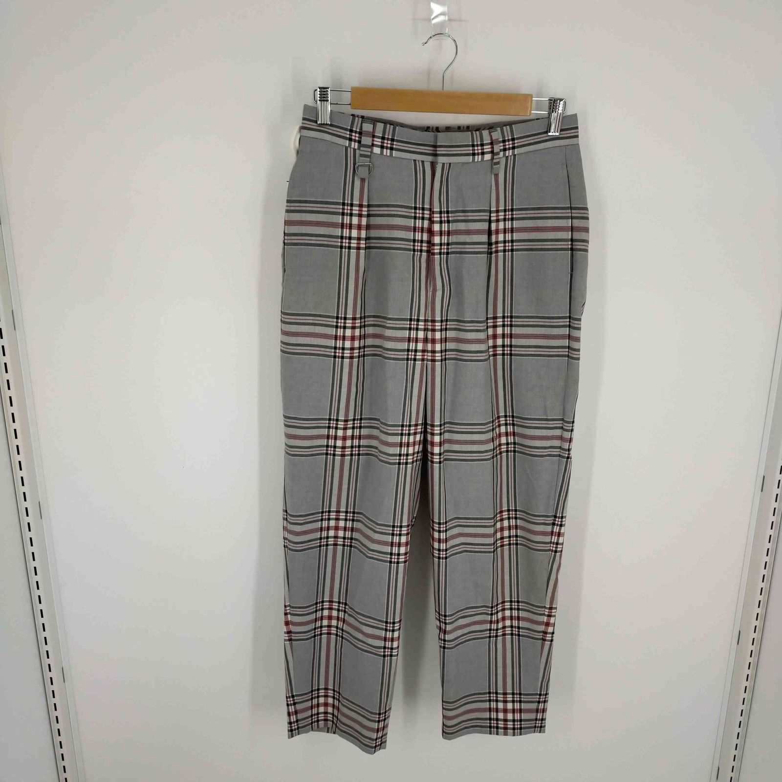 モンキータイム MONKEY TIME TW GRAY CHECK WIDE 1P PANTS/ワイド