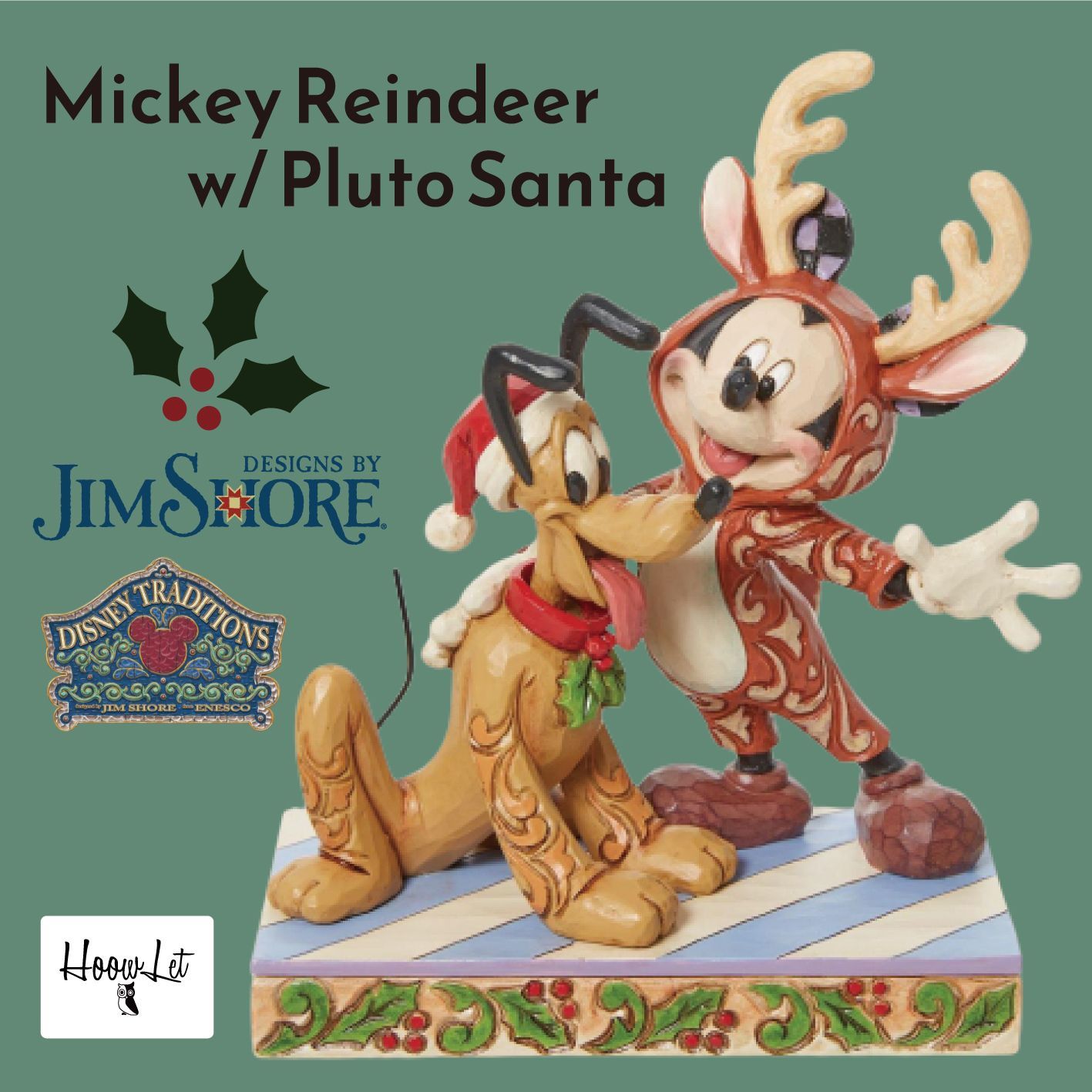 ジムショア ディズニー ミッキー レインディアー u0026 プルート サンタ クリスマス フィギュア アンティーク Mickey Reindeer w/ Pluto  Santa ディズニートラディション JIM SHORE 正規輸入品 プレゼント ギフト - メルカリ