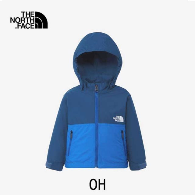 【最新入荷】 種類6 LB 80 ザ ノース フェイス コンパクトジャケット 子供 ベビー THE NORTH FACE NPB22510 BABY COMPACT JACKET アウター ベビー ジャケット ウインドブレーカー はっ水 赤ちゃん 記名ラベル付き 軽量 通園