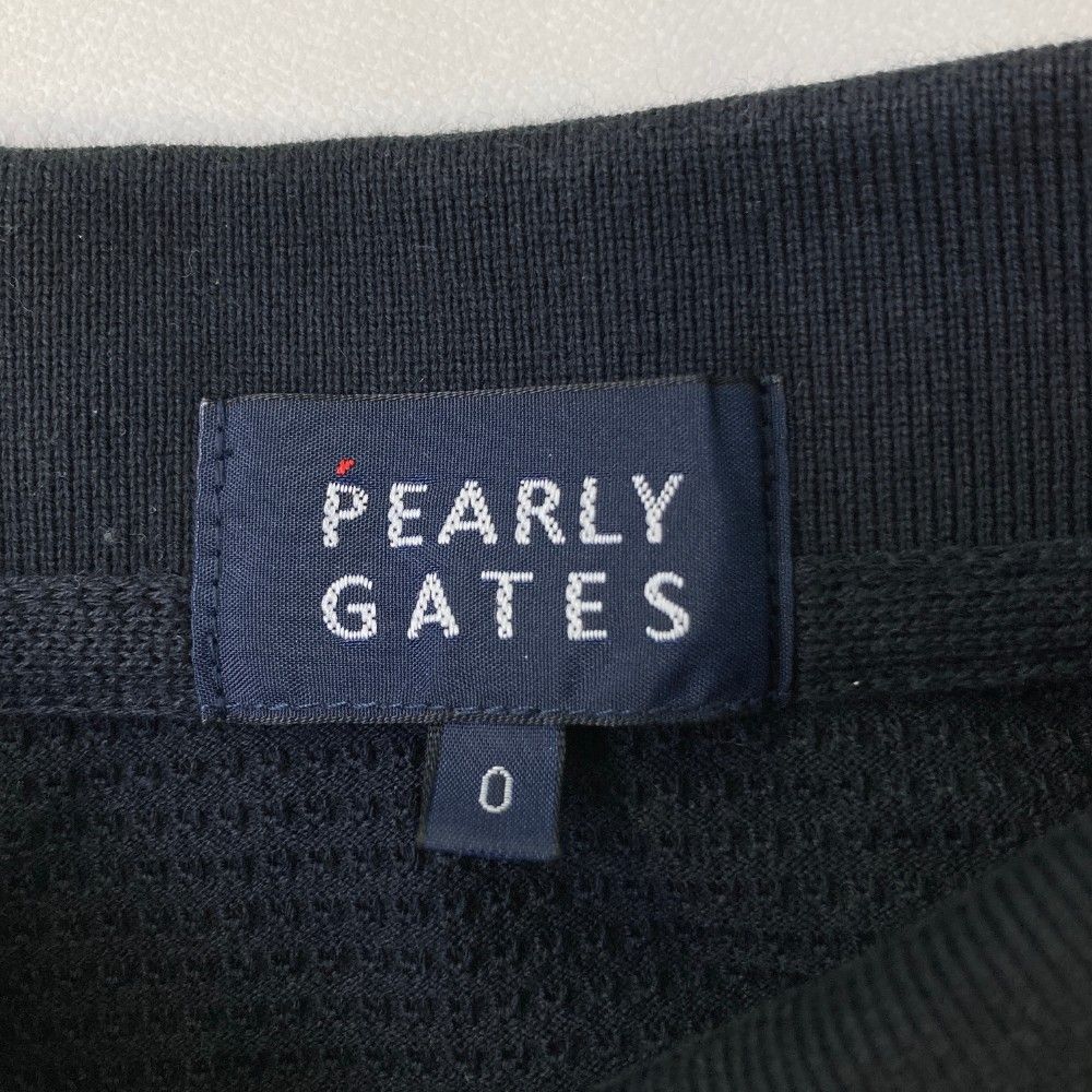 アパレル通販サイトランキング GATES PEARLY サイズ：0 パーリーゲイツ 半袖 異素材切替 レディースウェア