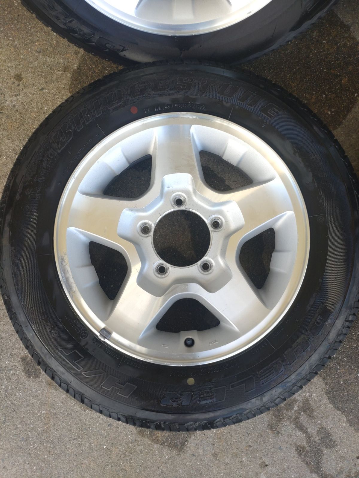 SUZUKI スズキ ジムニー JB23 純正 139.7-5H 16×5.5J 22 ブリヂストン DUELER 684Ⅱ 175 80R16 ジムニー 4本セット