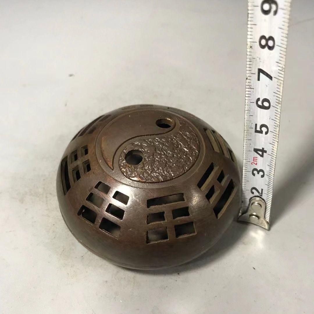 銅器 八卦禅意 太極香炉 茶道 書斎 道家供養 香炉 装飾品 工芸品 置物 銅器 八卦禅意 太極香炉 茶道 書斎 道家供養 香炉 装飾品 工芸品