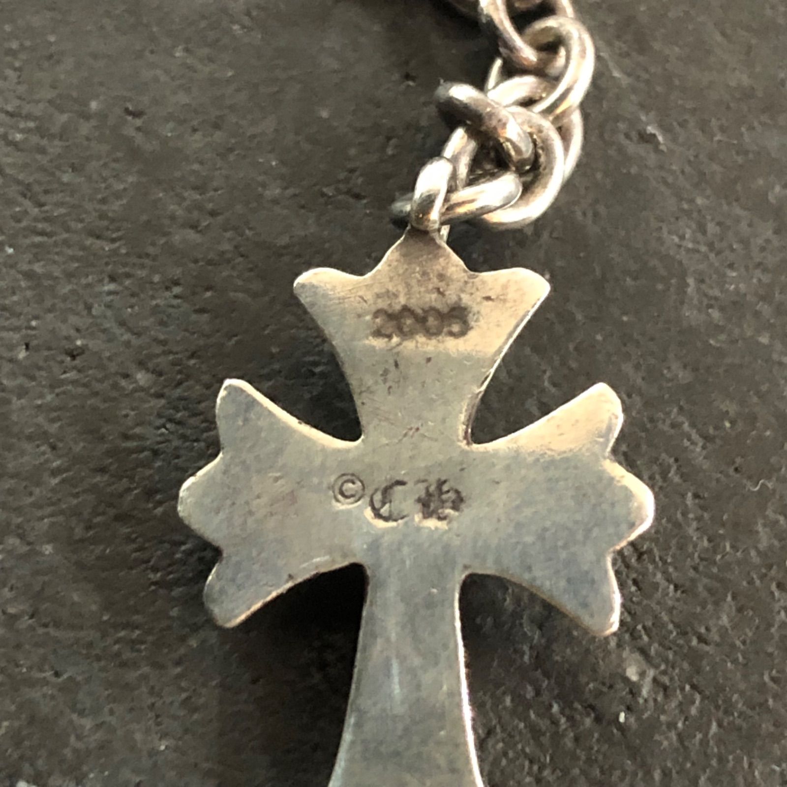CHROME HEARTS タイニー CHクロス チェーン ブレスレット クロムハーツ