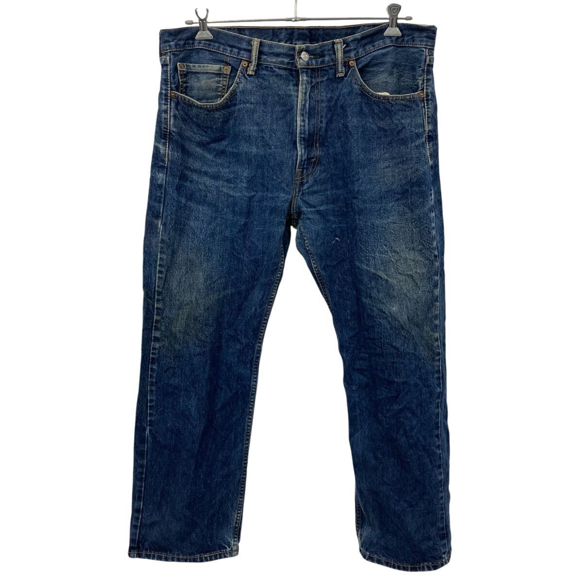 levi’s デニムパンツ W38 インディゴブルー リーバイス ジップアップ ビッグサイズ アメカジ ジーンズ 古着卸 アメリカ仕入 2506-1217