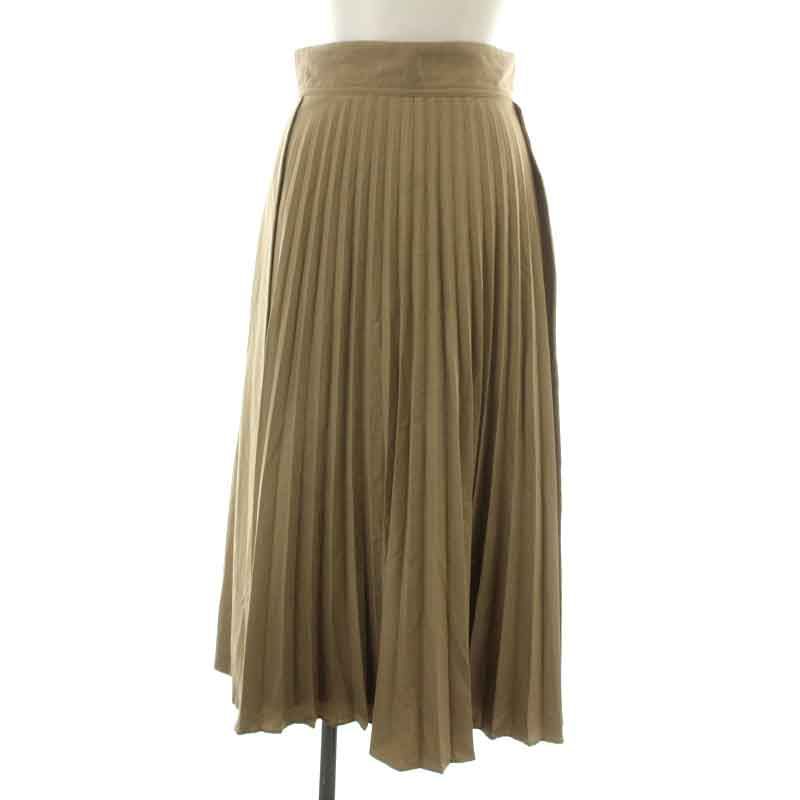 クラネ CLANE 21AW ハーフプリーツスカート フレア ロング