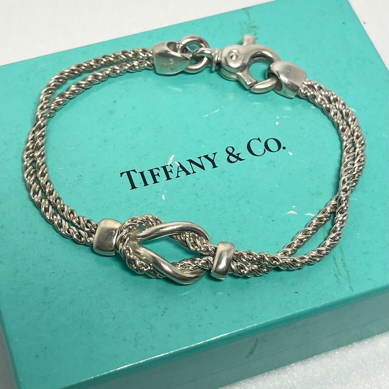 好評NEW】 Tiffany & Co. - ティファニー ダブルロープ ブレスレット