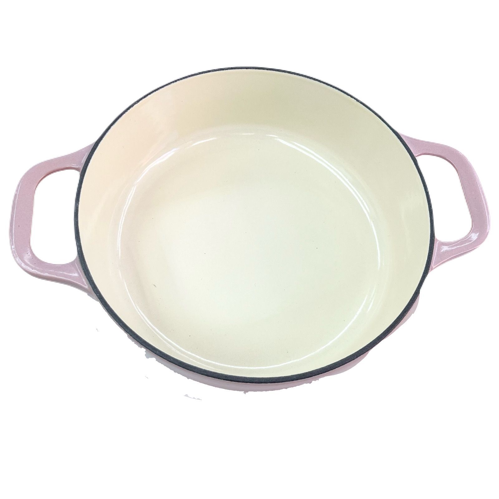 CHASSEUR/シャスール】鋳物ホーロー鍋 20cm 両手鍋 ピンク