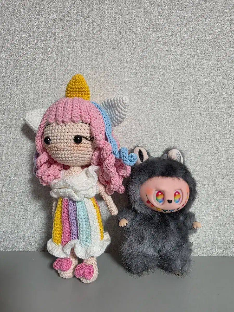 編みぬいぐるみユニコーン少女 MUZIGAE