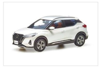 日産　KICKS P15 　ホワイト　パール 日産特注 1/43 日産 キックス ブリリアントホワイトパール