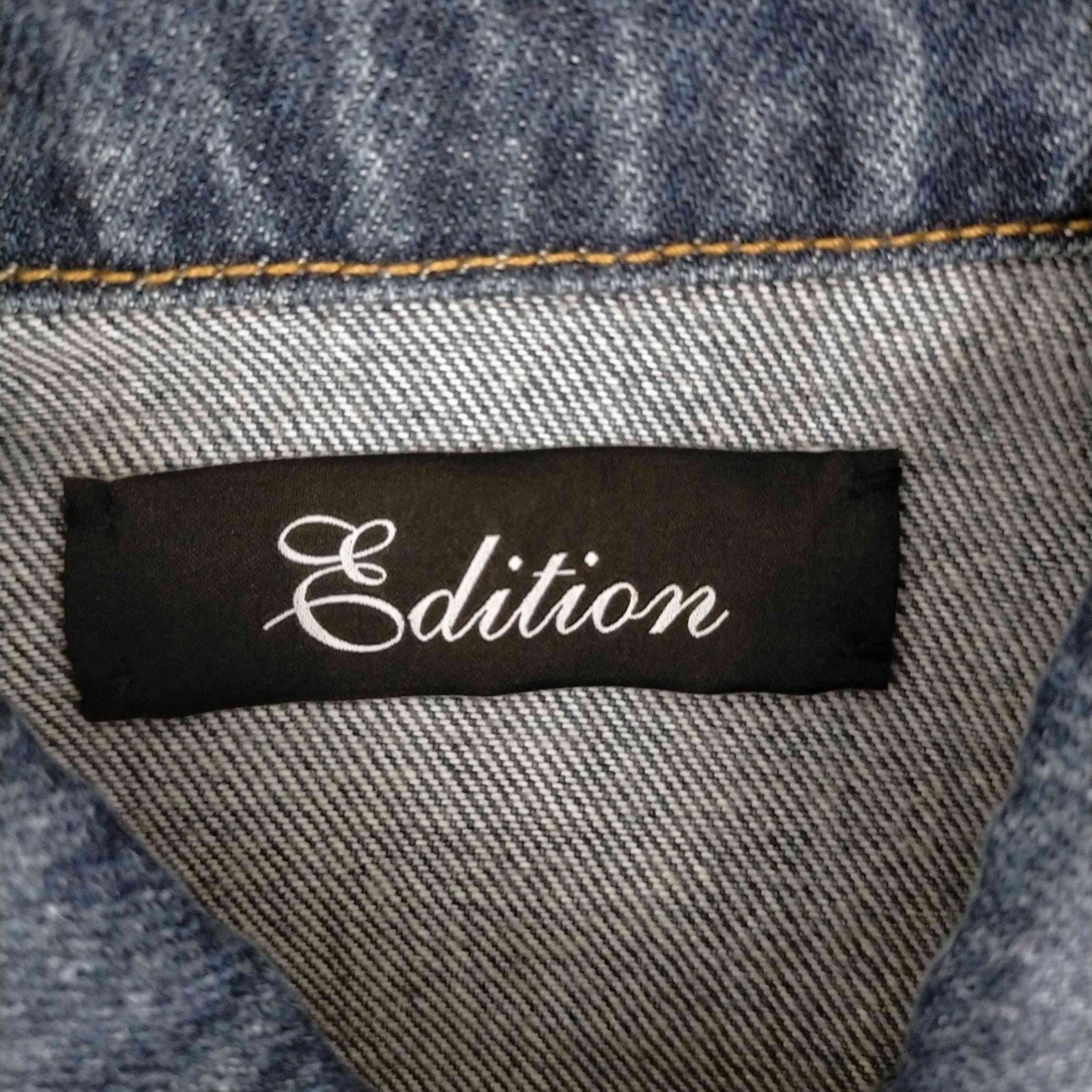 【ぬー】EDITIONコットンデニムショートジャケット ぬー様専用】EDITIONコットンデニムショートジャケット - メルカリ
