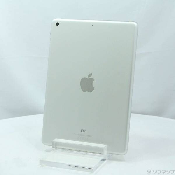 中古品〕 iPad 第6世代 128GB シルバー MR7K2ZP／A Wi-Fi【348】 iPad