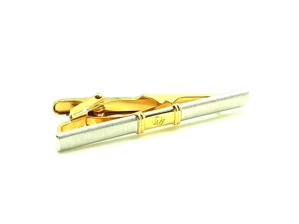 ChristianDior クリスチャンディオール ネクタイピン タイクリップ アクセサリー 紳士 ビジネス シルバー系×ゴールド系 DJ4953
