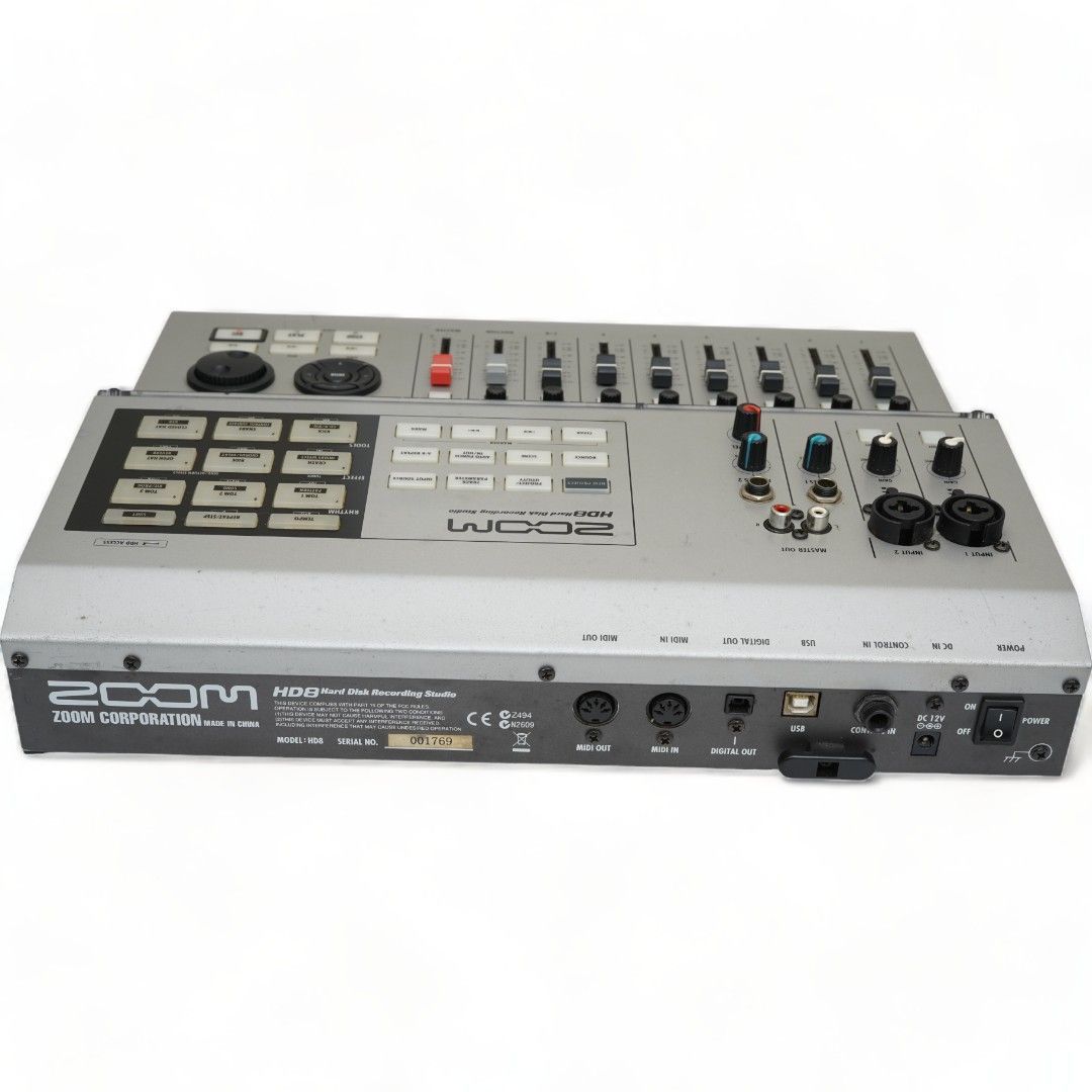 ZOOMハードディスクレコーディングスタジオHD8 - レコーディング/PA機器