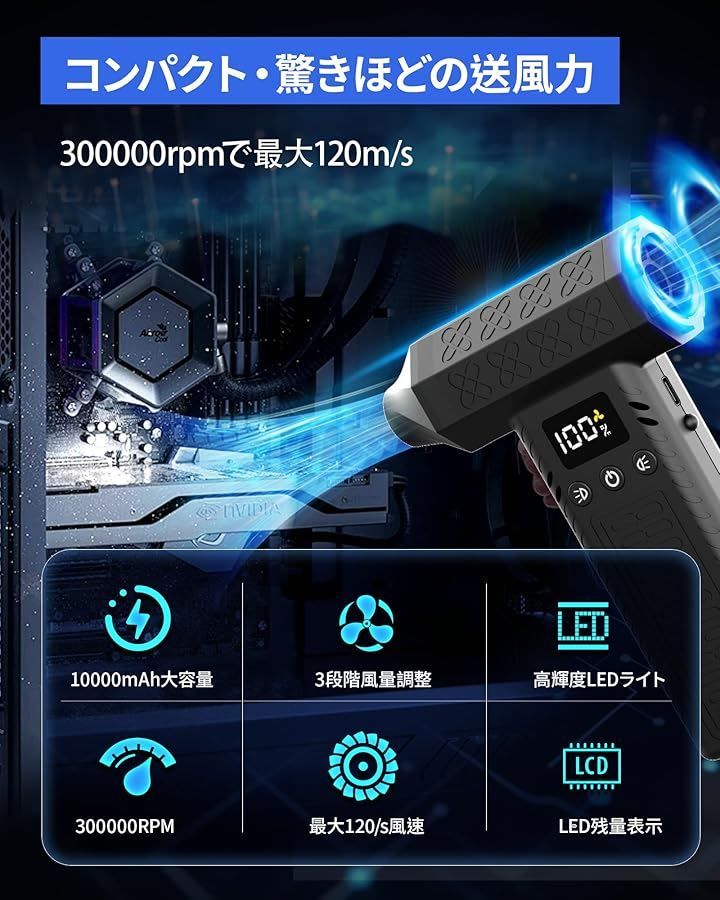 LCDディスプレイ搭載