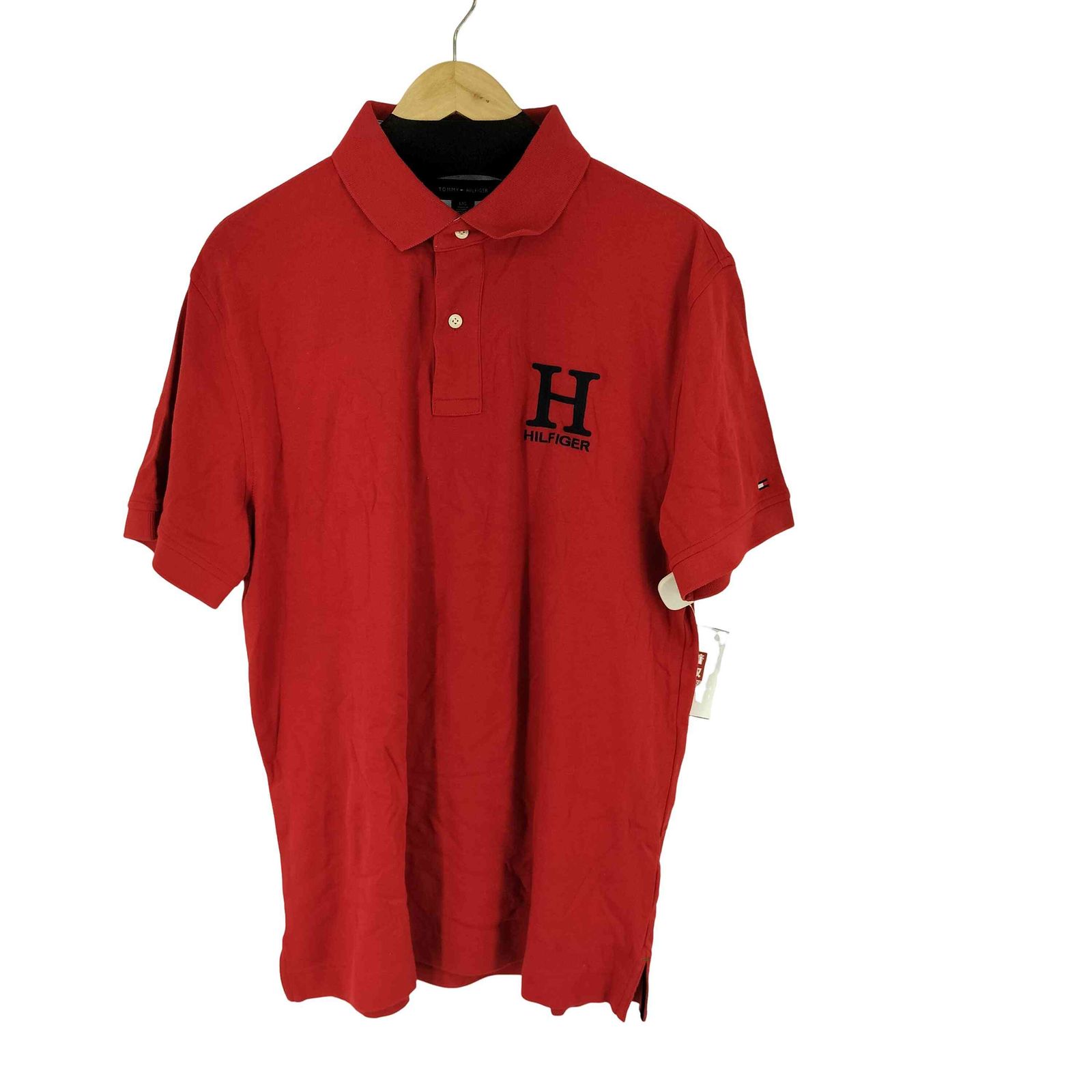 入手困難★オールド　トミー　ポロシャツ　クレイジーパターン　刺繍　バックロゴ　M 刺繍エコバッグ_MBC-12【Cherry the Chicken / ラベンダー / L