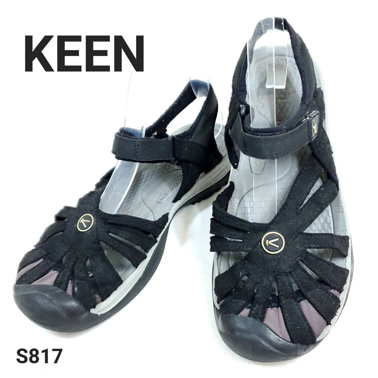 キーン　廃盤　ローズサンダル　コンフォートサンダル　ブラック　23cm キーン 廃盤 ローズサンダル コンフォートサンダル ブラック