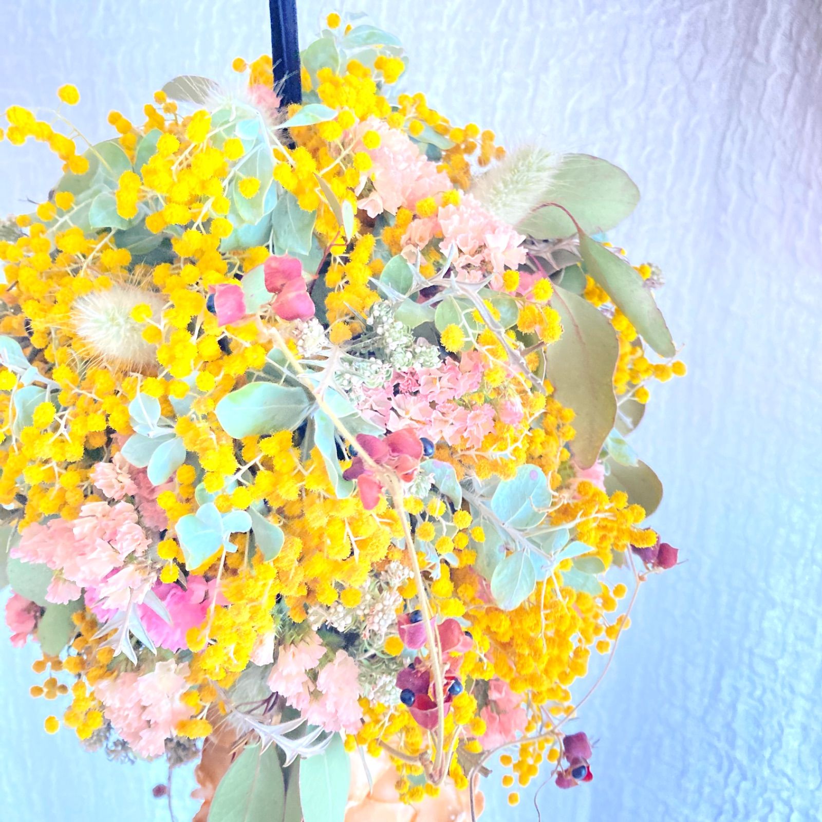 ミモザフライングリースシュガーパインコーンナチュラル