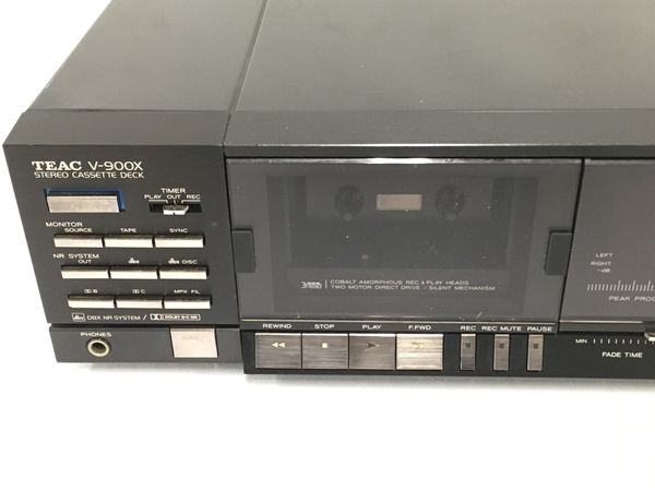 TEAC V-900X カセットデッキ ステレオ 3ヘッド式 ジャンク T8477109