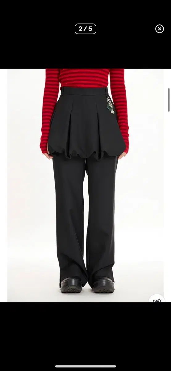 Bocbok 豊かさ 学校 パンツ 23fw