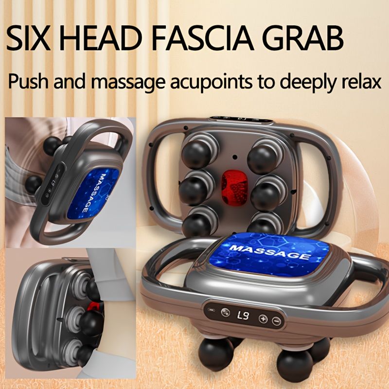 6ヘッドファシア マッサージガン 深層組織ニーディング 2000mAh 高品質