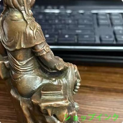 仏教美術 中国 仏像 自在観音 坐龍仏珠観音 銅製 銅器 - メルカリ