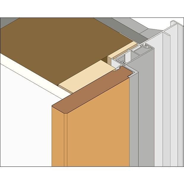 DS窓枠 サーモスII用ジャストカット窓枠 3方ノンケーシング突き付け 11411[