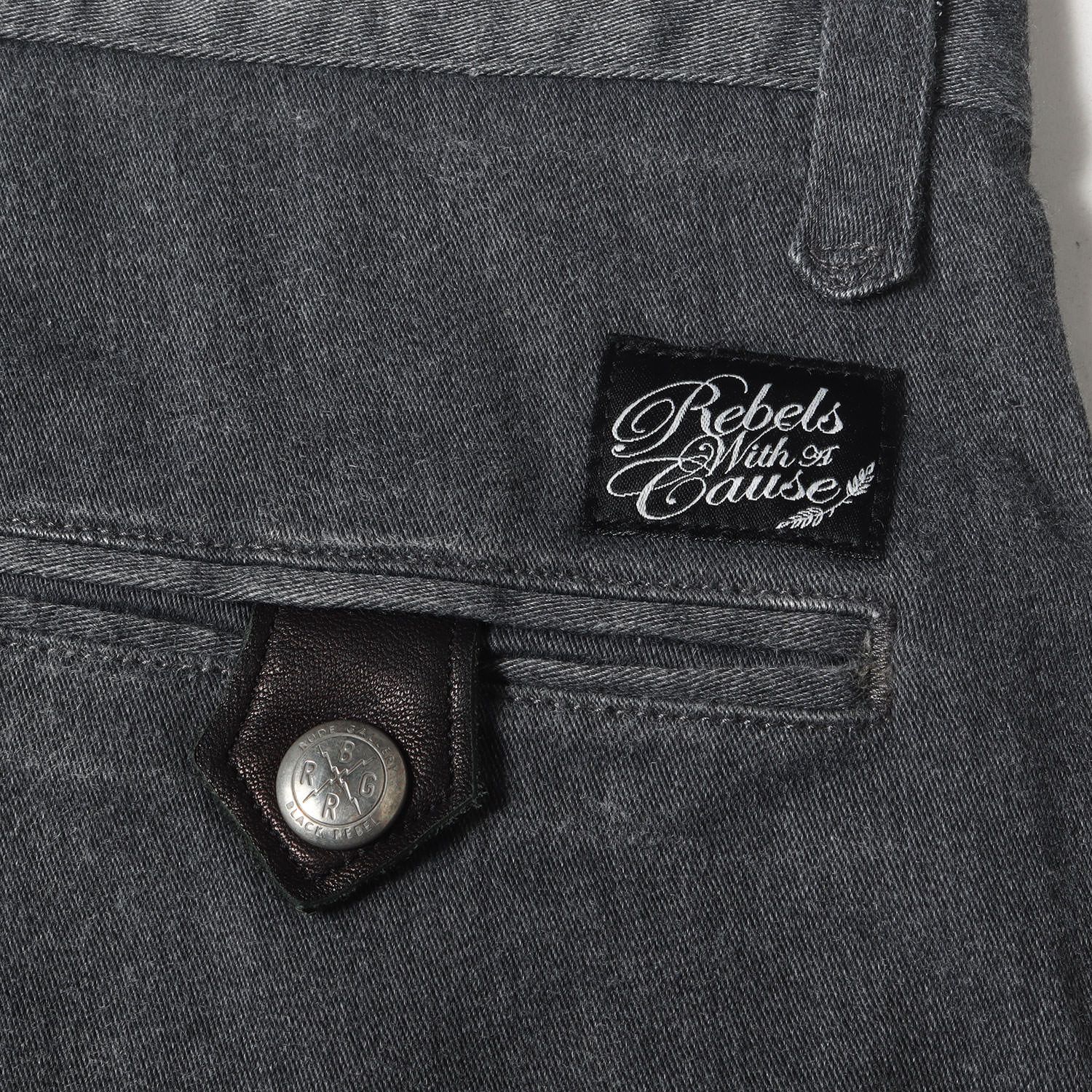RUDE GALLERY ルードギャラリー パンツ サイズ:S BLACK REBEL レザー