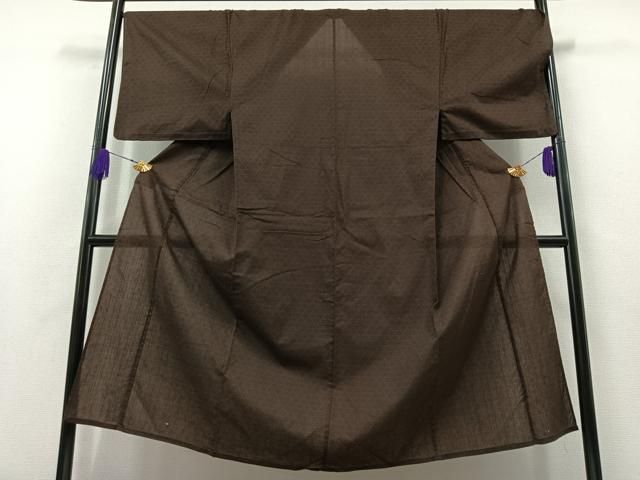 平和屋着物▽男性 小紋 単衣 籠目文 綿 AABA9549jh