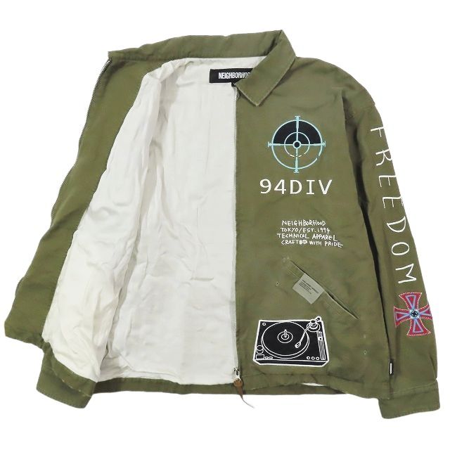 24ss ネイバーフッド NEIGHBORHOOD SAVAGE SOUVENIR JACKET OLIVE SIZE 