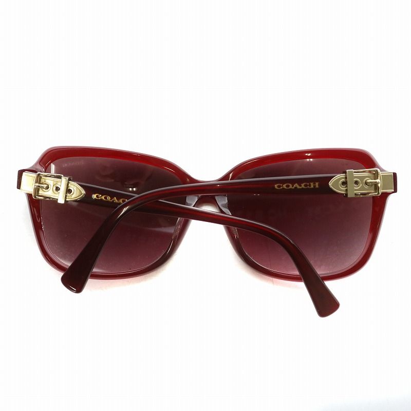 コーチ　サングラス　HC8179F 超美品 コーチ COACH 眼鏡 サングラス セルフレーム グラデーション