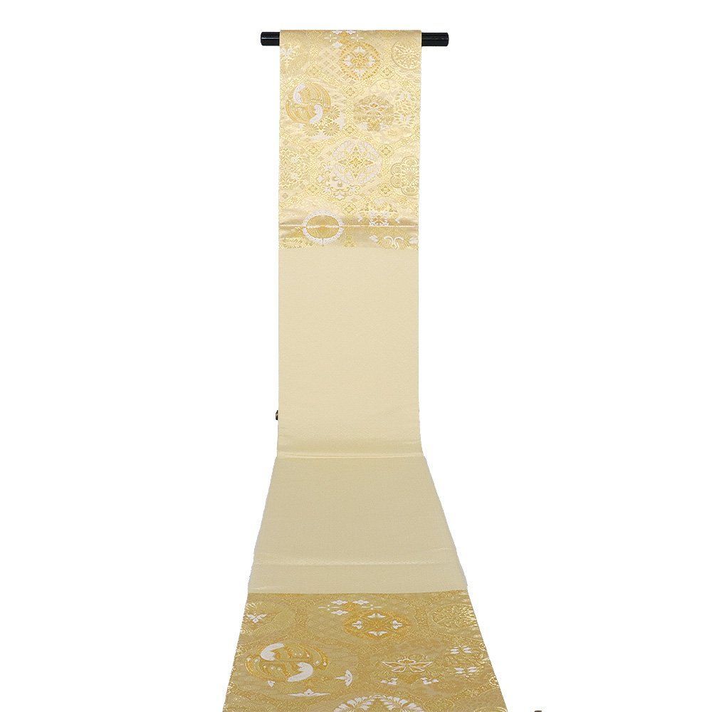 金色 袋帯 きいろ フォーマル 美品 正倉院文様