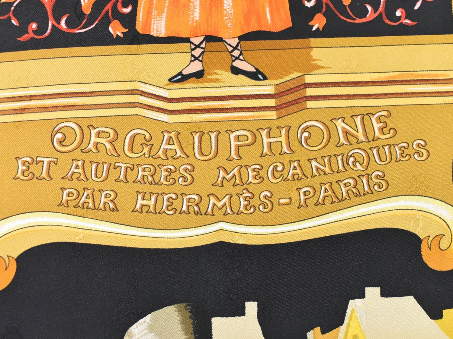 本物 エルメス HERMES スカーフカレ カレ90 ORGAUPHONE ET