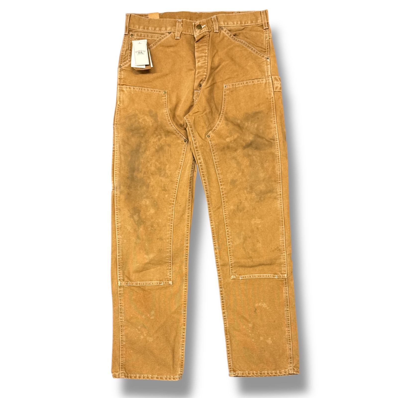 rrl ダブルアールエル　オールインワン　つなぎ　ペイント加工　サイズM RRLのつなぎ/オールインワンを使った人気ファッション