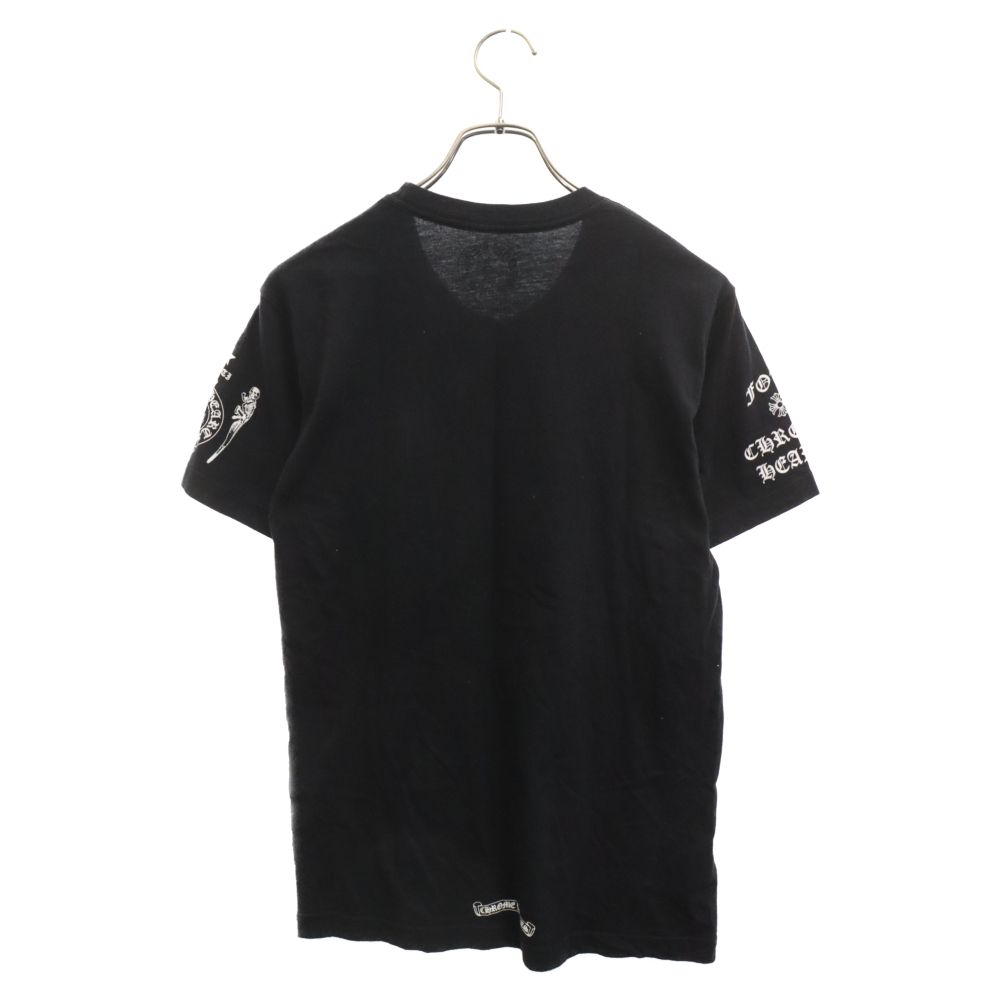 【新品・未使用】クロムハーツTシャツ　フッティ　FOTI スカル　ブラック クロムハーツ CHROME HEARTS フォティ Tシャツ スカル クロス