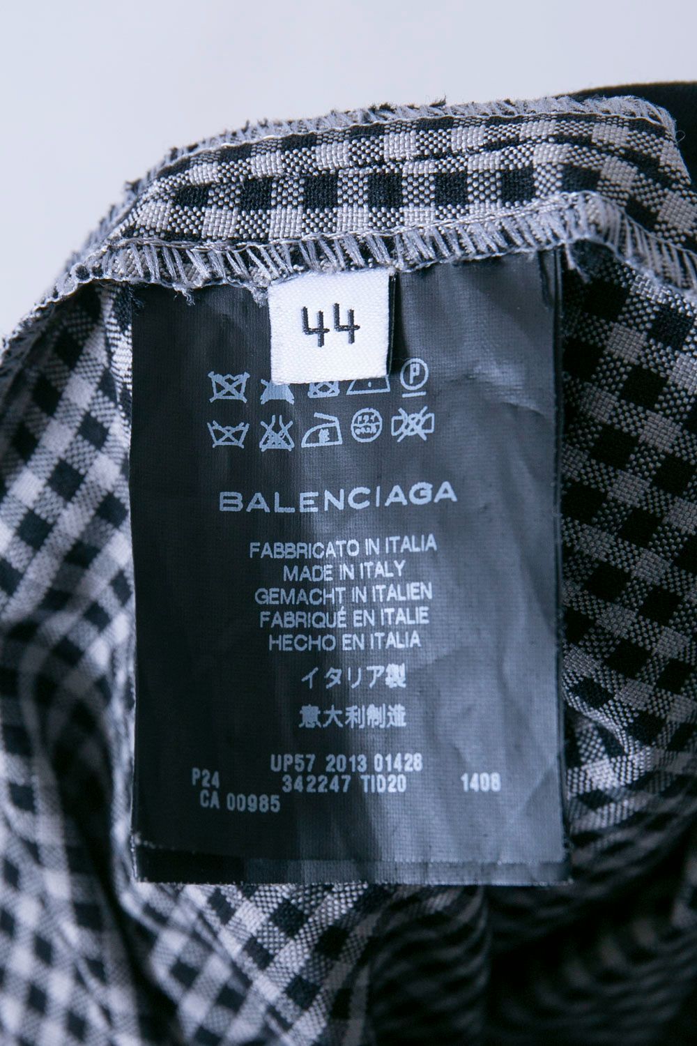 BALENCIAGA / 18Fall チェックパンツ | angeloawards.com