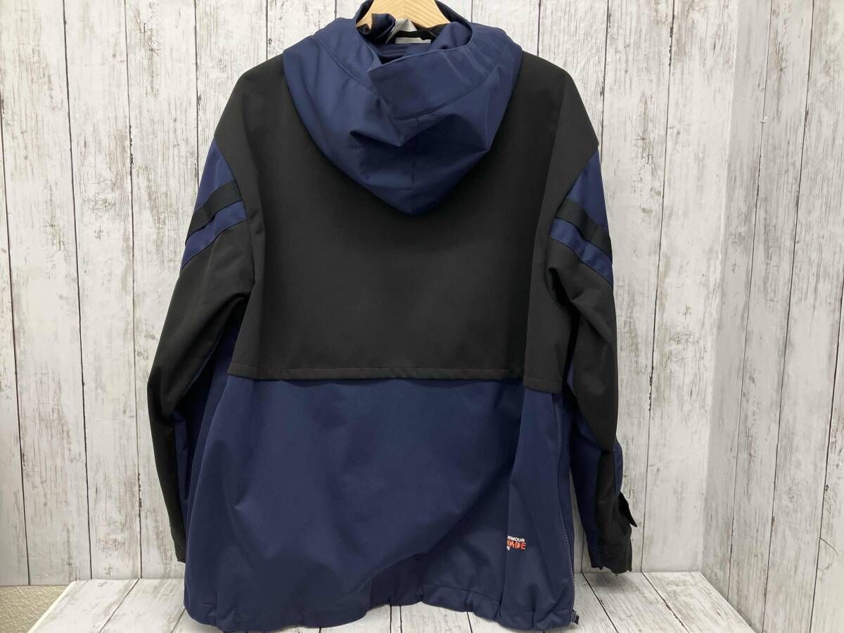 GOOPiMADE×WISDOM CHAOS マウンテンパーカー アノラックパーカー Functional Anorak Jacket ネイビー 3ポケット ドローコード付 S
