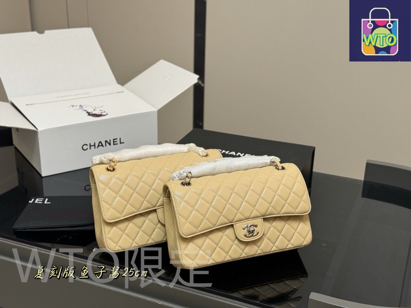メルは他の方入札できませんシャネル飛行機からキャンパスバッグ 今日特価】Chanel シャネル CFバッグ 折りたたみボックスと