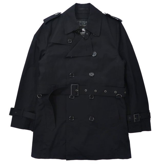BURBERRY BLACK LABEL トレンチコート M ブラック コットン 中綿 ノバ