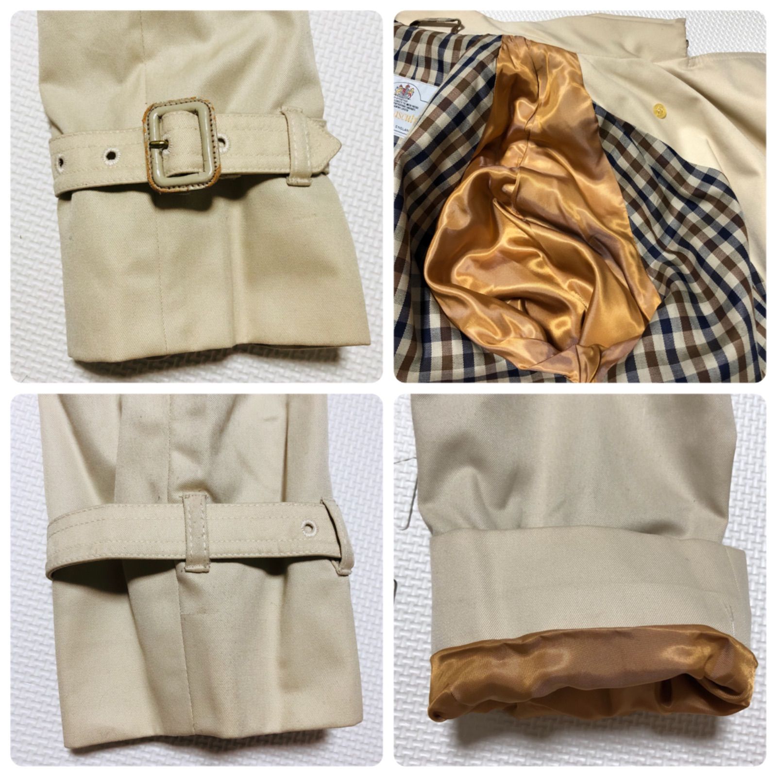 □美品□Aquascutum アクアスキュータム Aqua5 アクア5 ダブル