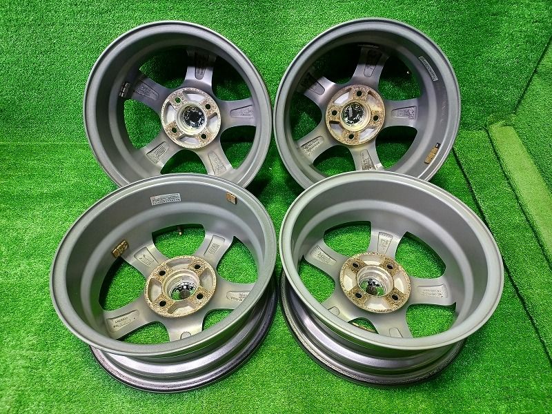 社外 シビラネクスト 14ｲﾝﾁ 5.5J 4穴 4本 100 42 FFCRYSTALESIA_COM