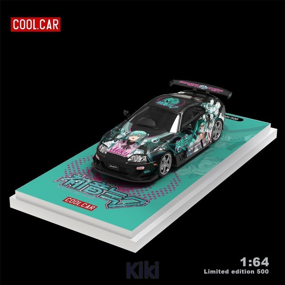 新品未使用Cool Car 1:64 スバルA80Z 初音 フィギュア 合金 車模型 コレクション オブジェ ギフト