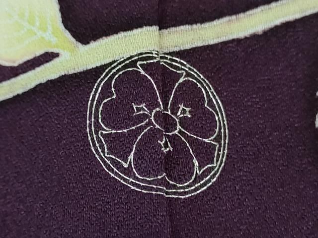 平和屋着物○訪問着 友禅 作家物 枝垂れ桜 正絹 逸品 DAAS3153ps