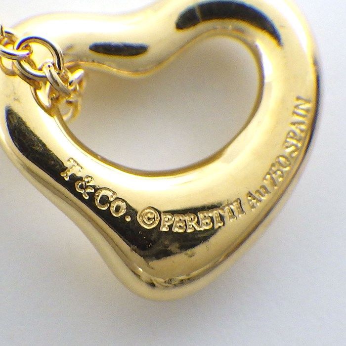 ティファニー Tiffany & Co. ネックレス オープン ハート 60957398 幅  