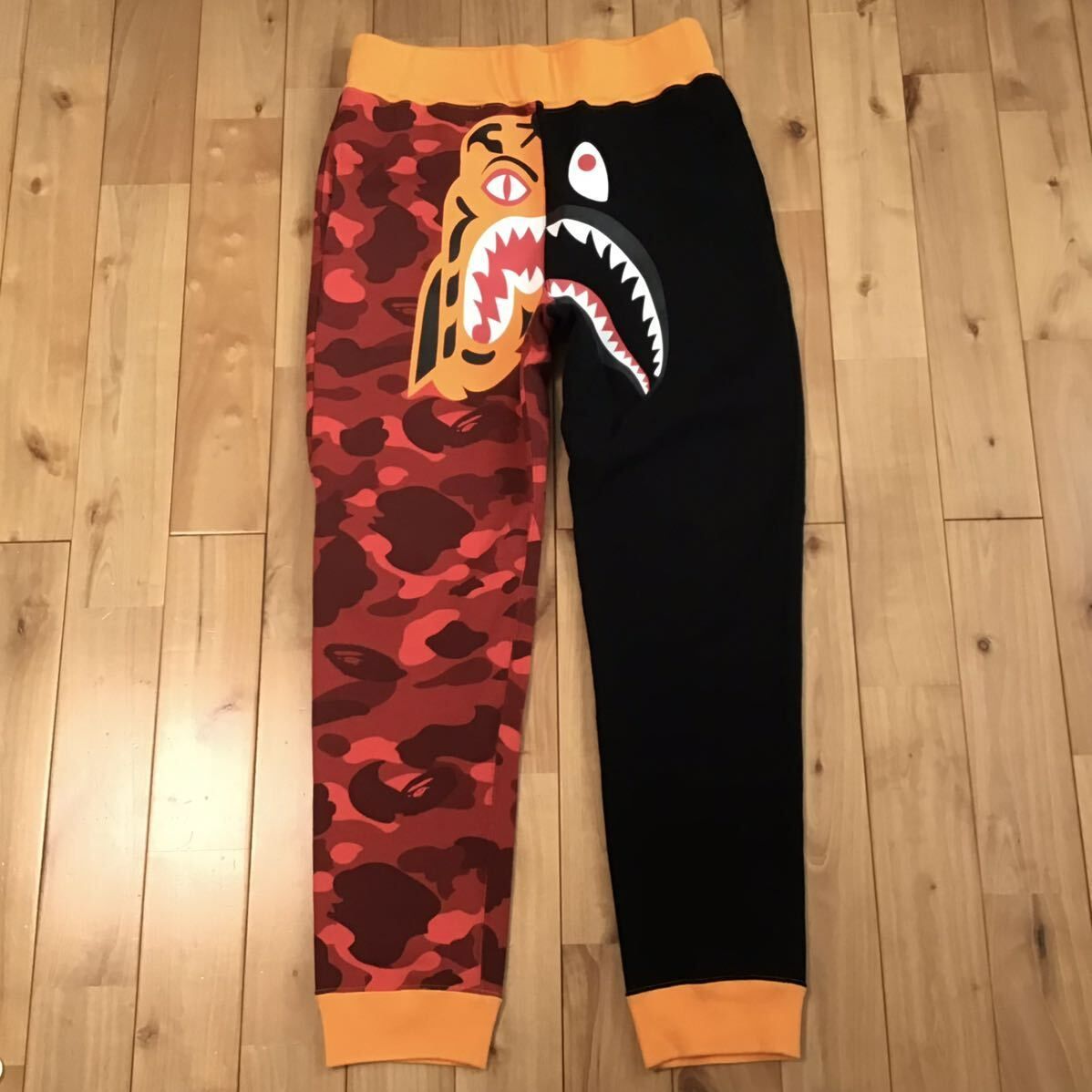 タイガー シャーク スウェットパンツ Sサイズ a bathing ape BAPE camo 