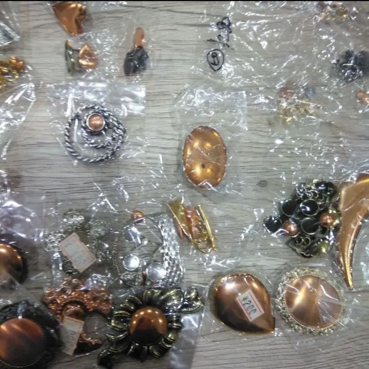 K107七宝焼アクセサリーパーツ素材大量100セット