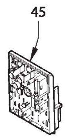 マックス MAX 充電式タッカ TG-Z4 用 No.45 コントロールユニット TG-Z4 TG70050 部品 修理 パーツ タッカー 建築 建設 大工 造作 内装